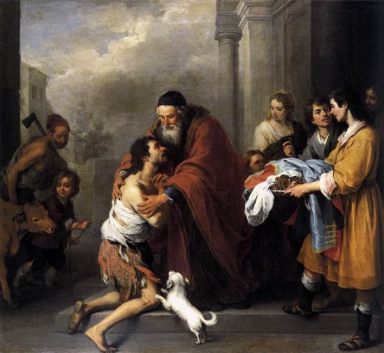 Obraz Bartolomé Esteban Murillo - Powrót syna marnotrawnego